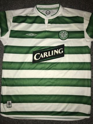 Celtic Home Shirt 2003/04 Large Rare And Vintage