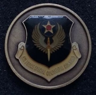 Vintage Us Air Force Special Operations Command Afsoc Socom Usaf Challenge Coin