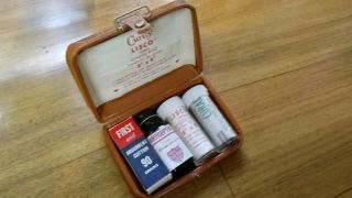 Vintage Mini First Aid Kit In Case - Nearly Complete