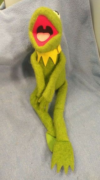 Old Vtg Kermit The Frog 1976 Fisher Price Jim Henson Muppet Doll