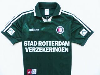 Vintage Shirt Adidas Feyenoord Rotterdam 9 D.  Krohne Away 1997 - 98 Size: Small