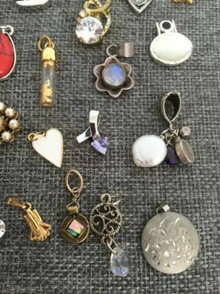 38 Vintage Now Small Petite Pendants Jewelry Making Up Cycle 3