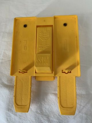 Vintage 1967 Mattel Hot Wheels Yellow Plastic Track Starting Gate,  Match Box