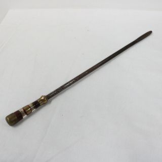 Vintage Fire Poker With Plastic Handle 710