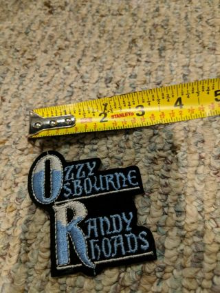 Randy Rhoads Vintage Embroidered Patch Ozzy Osbourne