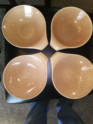 4 - Vintage Russel Wright Steubenville Coral Bowls