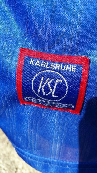 Soccer Jersey Adidas Karlsruhe 1996 - 1998 Shirt Trikot Jersey VINTAGE XL 5