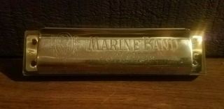 Vintage Harmonica Hohner Marine Band 1896 Key C