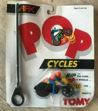 Vintage 1989 Afx/tomy Pop Cycle Nib