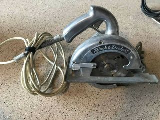 Vintage Black And Decker Heavy Duty Saw No.  63,  Corded Electric