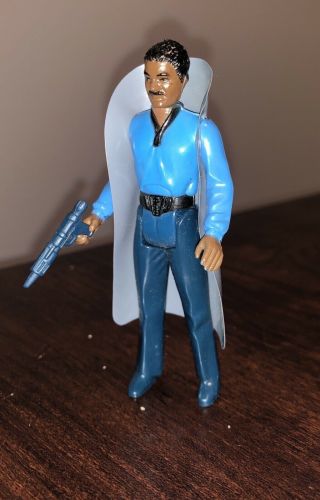 Star Wars 1980 Vintage Lando Calrissian Hk Bespin Action Figure W/ Blaster