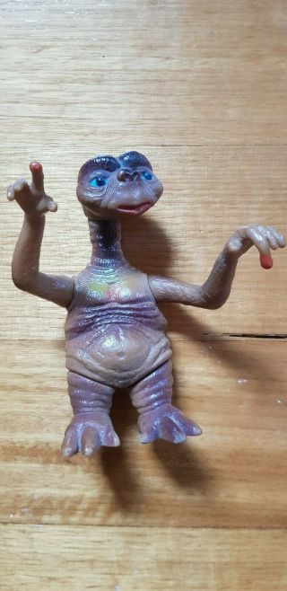 Et E.  T.  The Extra Terrestrial Hard Toy Doll Figure Vintage From Early 1980s
