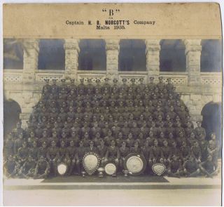 Malta The Rifle Brigade Soldiers At Sliema - Vintage Photograph 1935