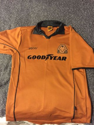 Wolverhampton Wanderers Wolves 2000 - 02 Home Shirt Size Small Retro Vintage
