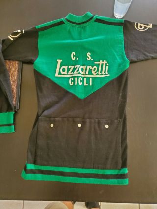 Team Lazzaretti Cicli Vintage Wool Cycling Jersey