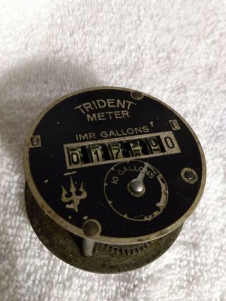 Vintage Trident Water Meter Guage