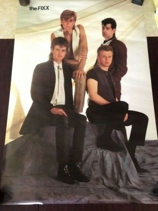 24x36 Nis 1983 Poster The Fixx British Wave Rock Roll Music Band London D2