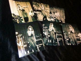 Shania Twain Six Vintage Onstage In Tight Pants Black & White 8x10 Photos