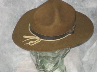 Vintage Felt Official Boy Scout Hat Made For Stores Department Canada