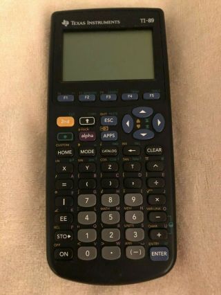 Vintage Texas Instruments Ti - 89 Graphing Calculator – Black - Parts Only