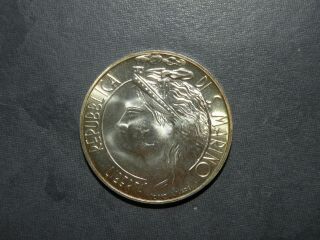 San Marino 1000 Francs Silver Coin 39,  788 Minted BU Vintage 1986 R Italy World 3
