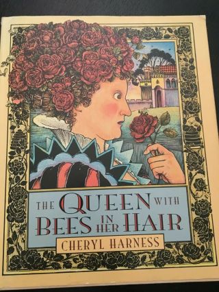 Vintage Rare First Edition The Queen With Bees In Her Hair 1993 Book