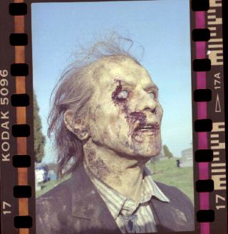 Ta20m Vintage Night Of The Living Dead Horror Movie Actor 35mm Negative Photo