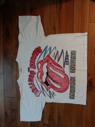 Vintage 1994 Rolling Stones Voodoo Lounge Concert T - Shirt Made In Usa