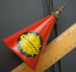 Vintage Longs Ltd Muller Patent Valvespout Conical Oil Can