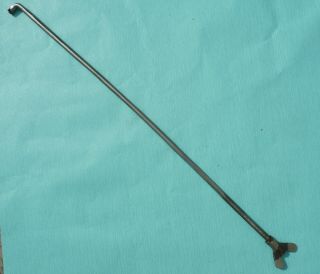 Vintage English Royal Enfield Bullet Rear Brake Rod & Butterfly Nut