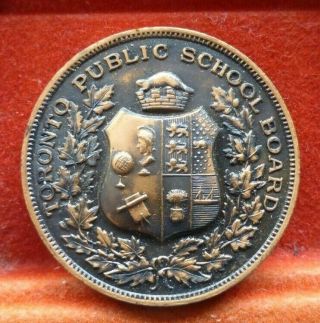 Vintage 4 Years Good Conduct Medal Toronto Public Schools