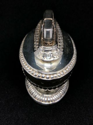 Ronson Queen Anne lighter - Table Top Lighter - silver Plated - Vintage 3
