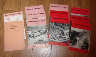 9 1940 Issues Of Model Railroaders 