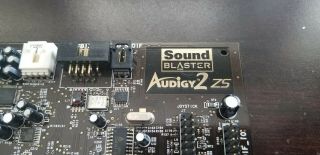 Vintage Creative Labs Sound Blaster Audigy 2 ZS SB0350 PCI Sound Card 2