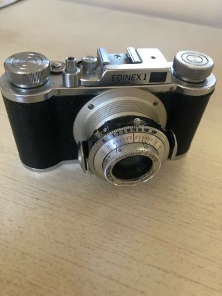 Vintage 1951 Wirgin Edinex I Camera W/kataplast 50mm F/2.  8 Lens - -