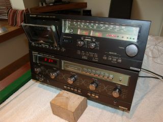 Vintage Sharp SM - 1266H Stereo Amplifier,  VGC,  but Spares / Repair. 6