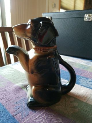 Vintage 1940s Dachshund Dog Teapot Pitcher Erphila Germany