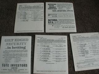 vintage Epsom horse racing programmes early 1960s 2