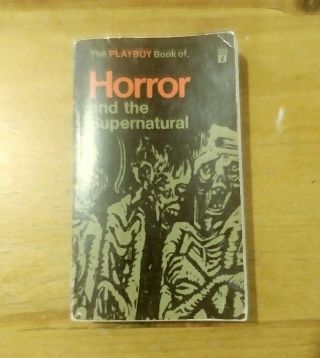 The Playboy Book Of Horror And The Supernatural 1968 Vintage Paperback