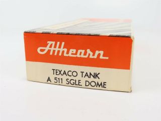 HO Scale Vintage Athearn A511 TCX Texaco Single Dome Tank Car 204 Metal Kit 5