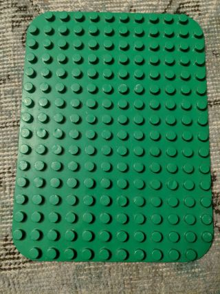 Vintage Lego Duplo - Green 14x10 Baseplate Base Plate
