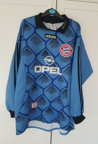 Vintage Bayern Munich Goalkeeper Jersey 95 - 97 Seasons Oliver Kahn Size Medium