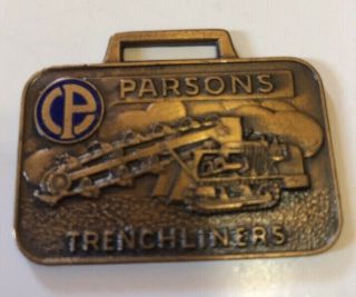 Vintage Parsons Trenchliners Watch Fob