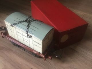 Vintage Meccano Hornby O Gauge No 1 Refrigerator Van British Rail Boxed Train