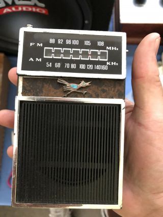 Stewart Tr - 1 Transistor Radio Am Fm Portable Vintage