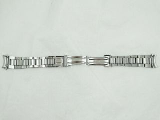 16 - 20mm Vintage JUNGHANS Stainless Steel Diver Watch Bracelet & Claps 70s. 5