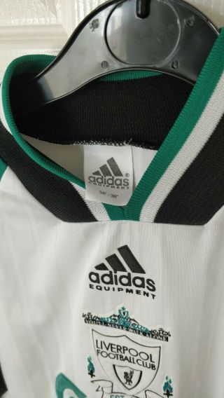 Vintage Liverpool FC Away Football Shirt 1993/95 1994 1995 Adult Small Adidas 2