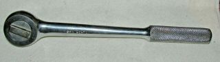 Vintage S - K Tools 1/2 " Drive 42470 Fine Tooth Ratchet Knurled Handle Usa 10 Inch