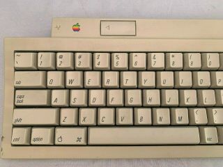 Vintage 1991 Apple Keyboard II,  M0487,  No Cable 2