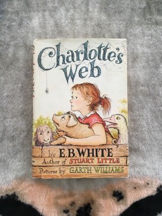 Vintage 1952 Charlotte’s Web Hardcover Book By E.  B.  White